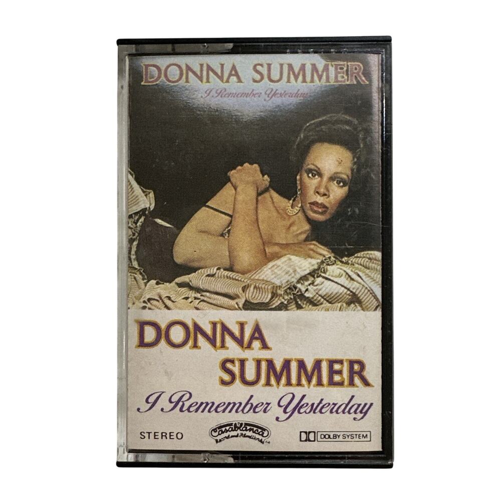 Vintage Cassette Donna Summer I Remember Yesterday 1977 Spain Release